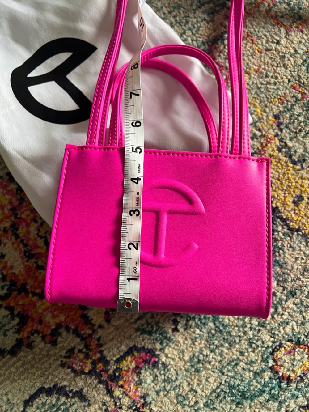 Telfar hot pink azalea bag - Picture 3 of 9